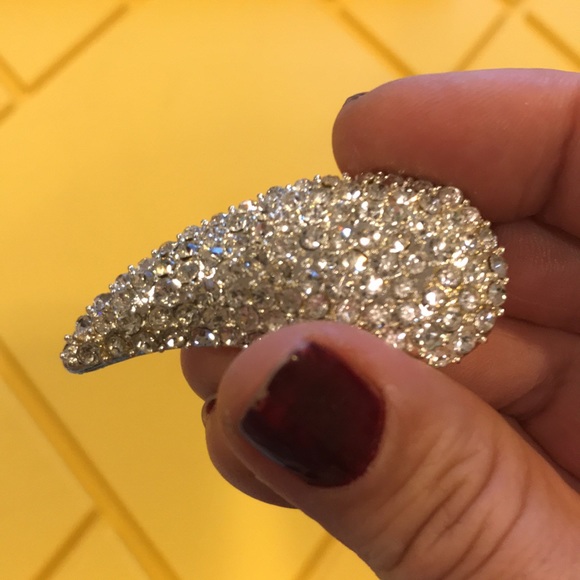 Rhinestones and faux pearls beautiful brooches set - Picture 7 of 11